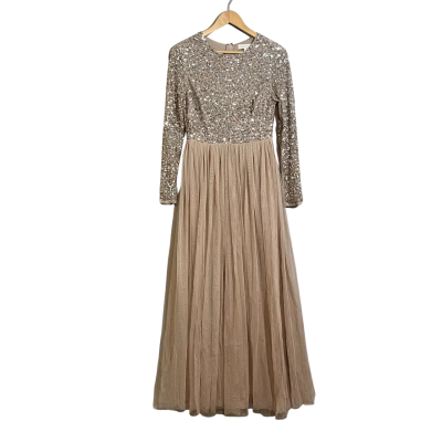  Womens  Maya Deluxe Size 10 / 12 Long Sleeve Dress 