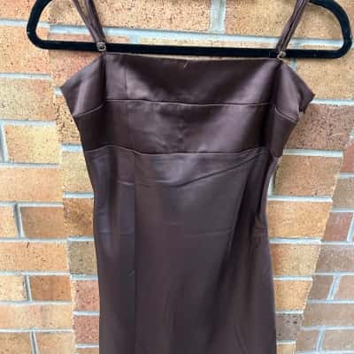 Alice In The Eve Womens  Size S Mini Dress Brown 