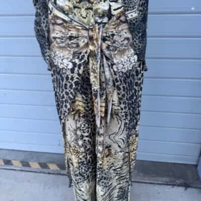 Camilla Womens  Size S Top / Size XS Pants Animal Print 