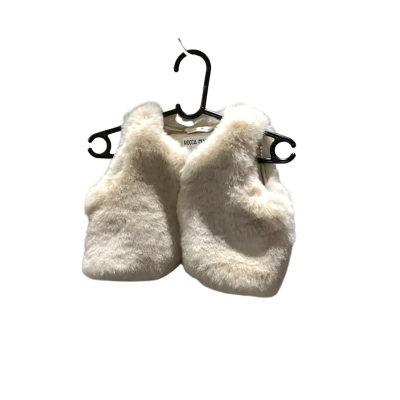 BNWT Rocca Madden Taupe Hadley Fur Bolero Size 0 6-12m (Baby)