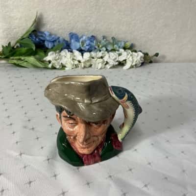 Vintage Royal Doulton "The Poacher" Ceramic Character Toby Jug