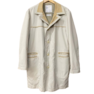 Vintage London Fog Mens Size 107R Beige/Taupe Winter Coat  