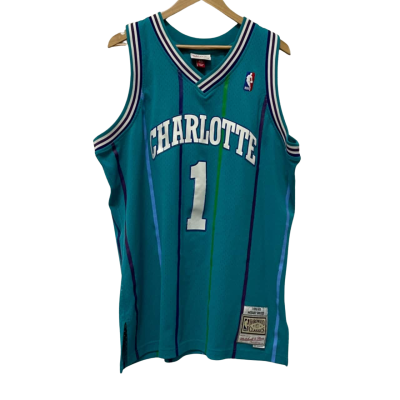 Unisex Charlotte NBA Jersey Bogues XL