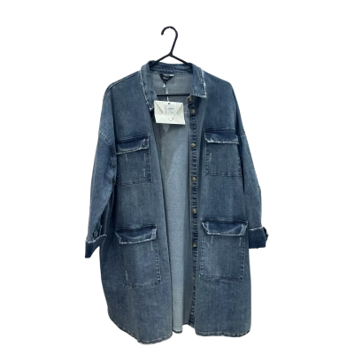 Motto Womens  Size 14 Denim Shacket Chambray