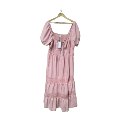 BNWT City Chic Womens Size 18 / M / Plus Size Maxi Dress Pink  