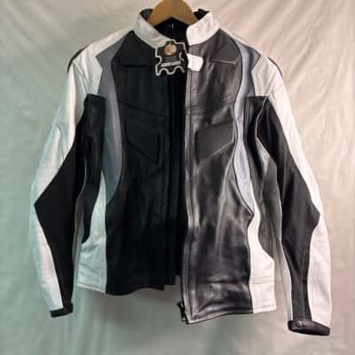 Possible replica Mens  Size S Biker Black  / Grey / White 