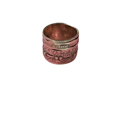 Ss 925 Wide Band Spinner Ring
