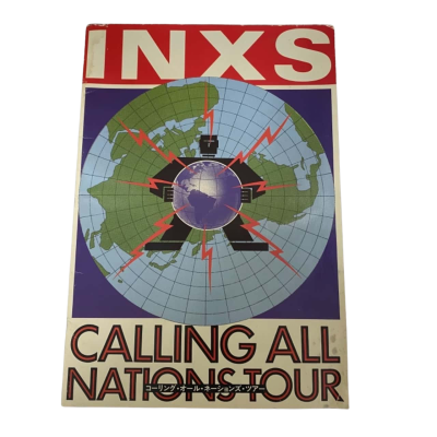 Vintage INXS Calling All Nations Tour Book