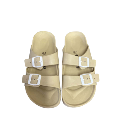 Birkenstock Unisex  Size 41 Slides Beige 