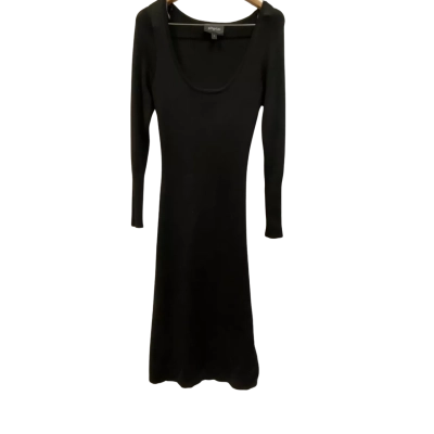 Pilgrim size L black knit dress