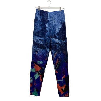 Intercept Supply Co. Fleece Lined Active Leggings Abstract Blue Size XS BNWT