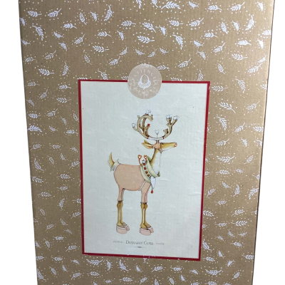 PATIENCE BREWSTER BY MACKENZIE CHILDS CUPID REINDEER FIGURE 