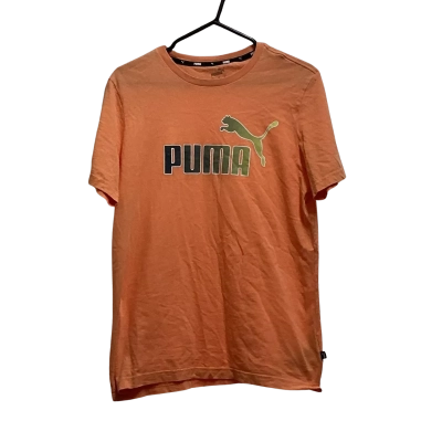 Puma Mens  Size M Short Sleeve T-shirt Peach 