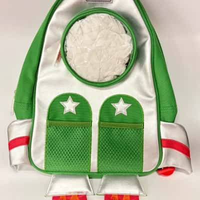 BNWT Cath Kidston Green Rocket Backpack 