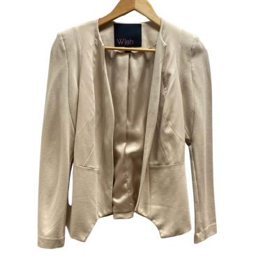 Wish Womens  Size XS Blazer Cream 