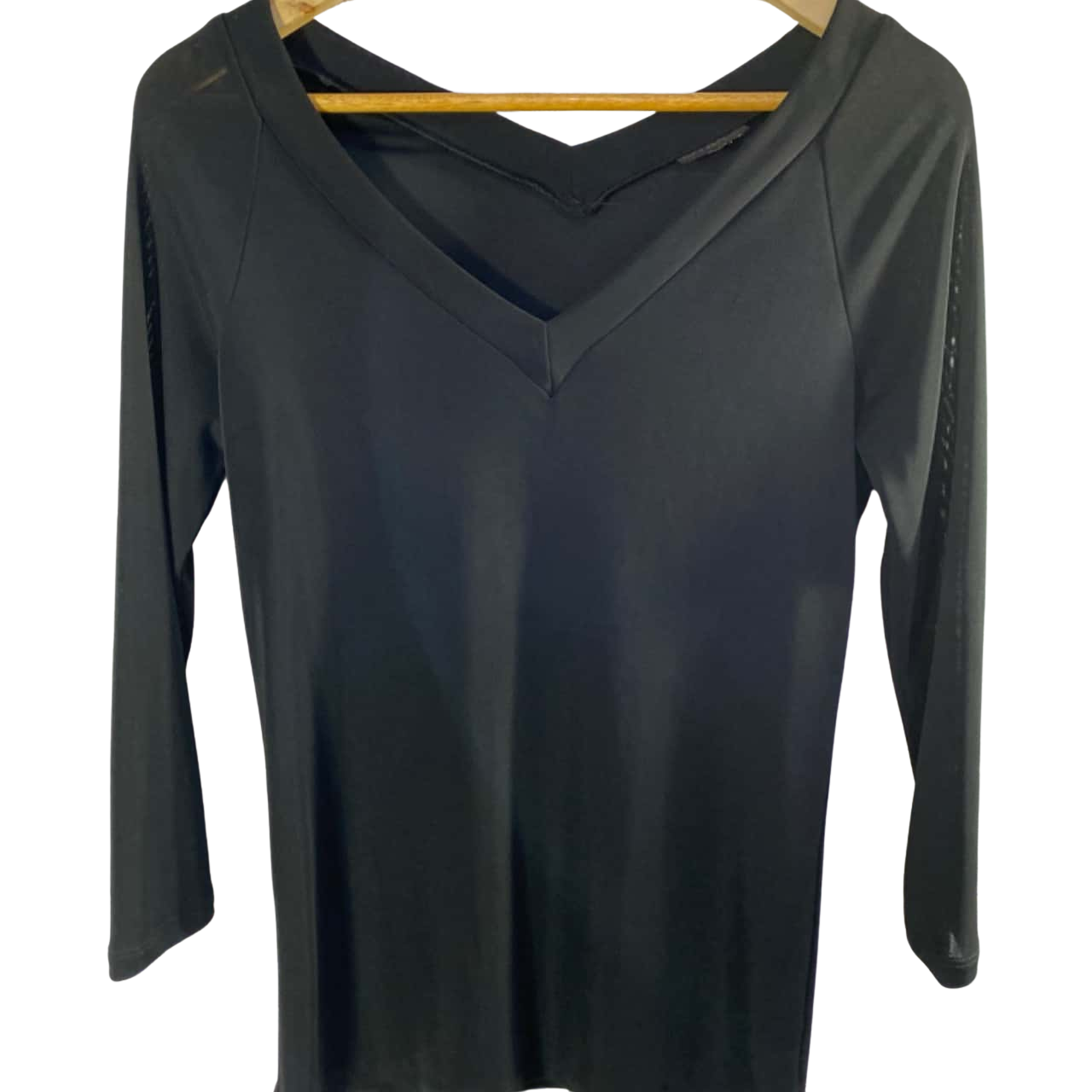 Carla Zampatti Floral Mesh Long Sleeve Gown (Navy) main image 1