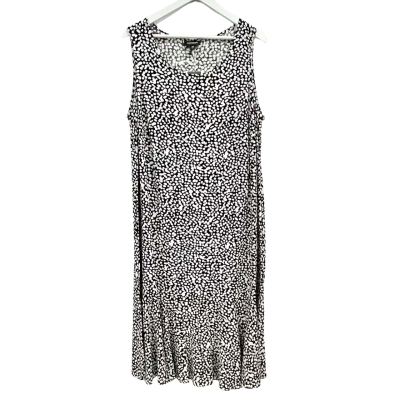 BNWT Autograph Black White Pattern Summer Dress Dize 16 RRP $89.99