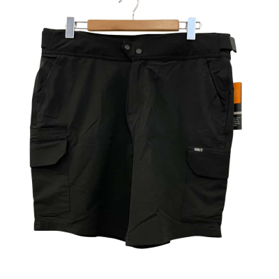 Unit Mens  Size 34 Cargo Shorts Black  