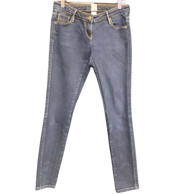 Sass & Bide Womens  Size 27 Skinny Jeans Blue With Zips