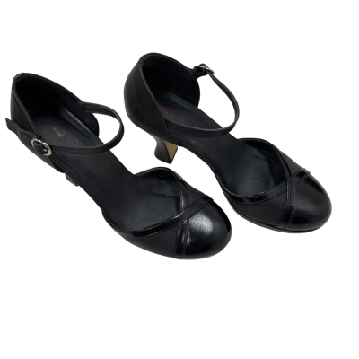 I Love Billy Black Curved Heels Size 38