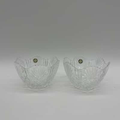 Vintage 'Hoya Glass' Desert Bowls [S#3]