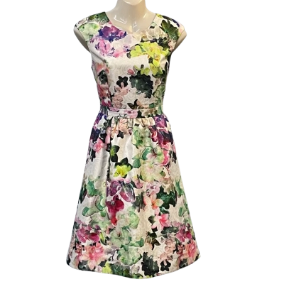 Alannah Hill Women's  Floral Sleeveless Bodycon Midi Dress