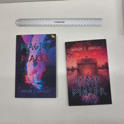 Sharon K Angelici Paperback Book Lot The Magick & Mark Of The Maker Fantasy