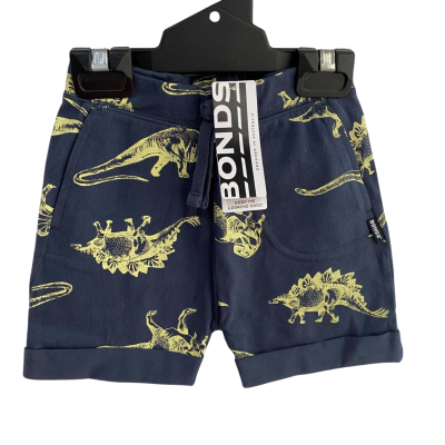 Bonds Blue Dinosaur Shorts Size 2 