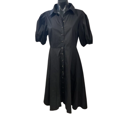 Atmos&Here Womens  Size 10 Casual Dress Black  