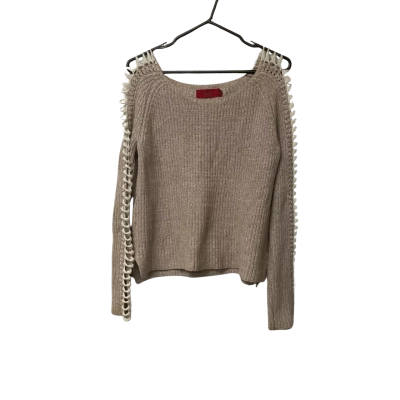 Womens Tigerlily Size S Knit Jumper Beige / White 