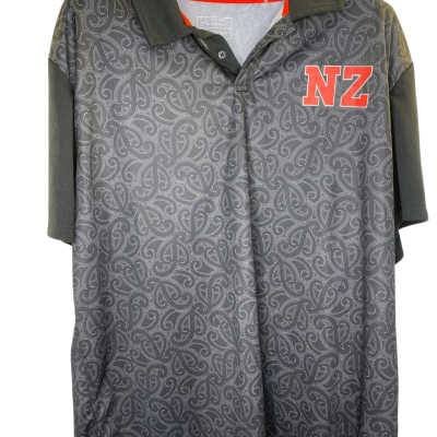  Mens T-shirt Size 4XL Black  / Pattern 