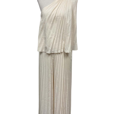  Womens  Size M Cream TWIN SET Top and Trousers By LOVE BONITO