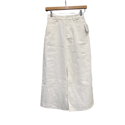 The Fated Womens  Size 6 Midi Skirt White 