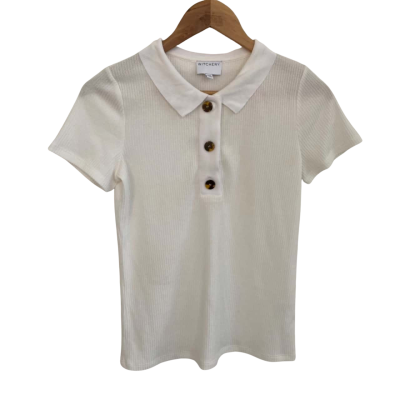 Witchery Womens  Size XXS Short Sleeve Top White 