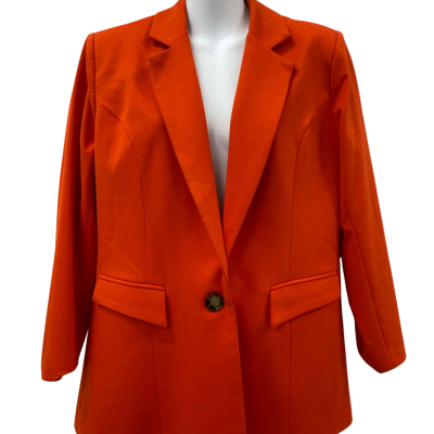 Serafina Womens  Size M Blazer Orange 