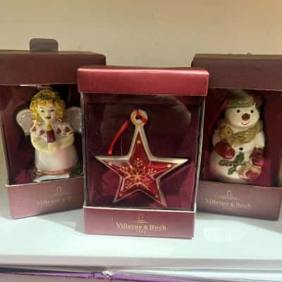 Christmas Decoration Villeroy and Boch - Set of 3