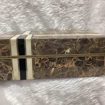 Vintage Tessellated Stone Box