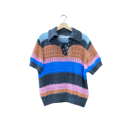 Foxwood Size 16 Short Sleeve Top Multicoloured BNWT