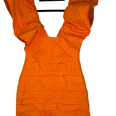 RUNAWAY Size 8 / S Mini orange Dress 