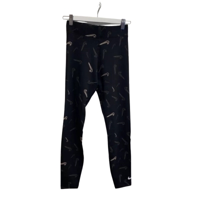Nike Womens  Size S Black  / Pattern Leggings