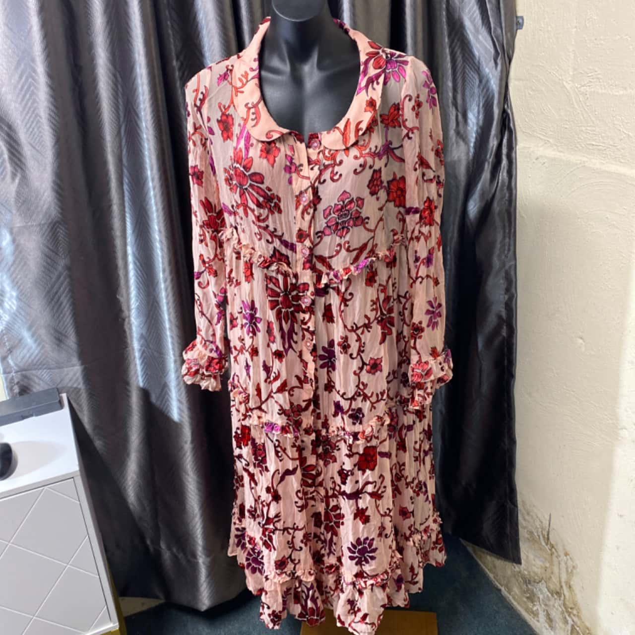 TRELISE COOPER Frill The End Of Time Long Sleeve Dress