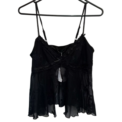 BNWT Ally Fashion Womens Size 10/S Black Cami