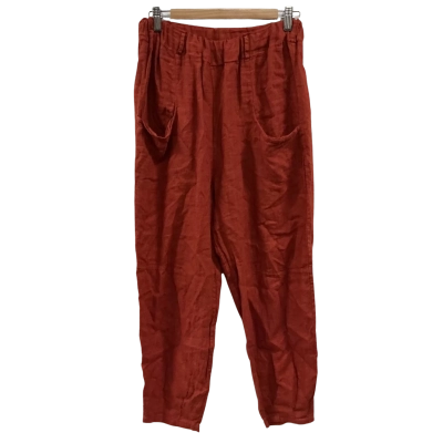 Vera May Womens  Size M Casual Pants Burnt Orange 