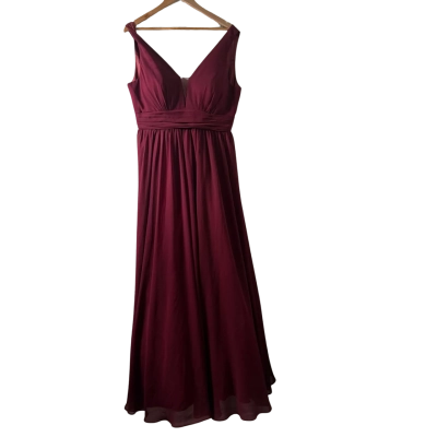 Miss Anne Womens  Size 16 Maxi Dress Red 