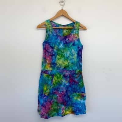 Mandorah Tie-Dye Style Mini Dress Size XS 