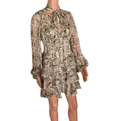 Women's Derma Snakeskin Paley Dress Size 12