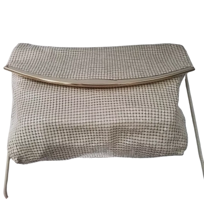 Glomesh Womens Cross Body Bag Cream / Gold VINTAGE
