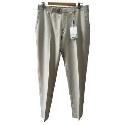 BNWT Suit Supply Mens Size 40 Beige Wool Pants