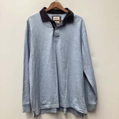 Gazman Mens Jumper Blue / Off White Size XL