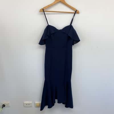 Rodeo Show Navy Blue Constance Dress Size 8 